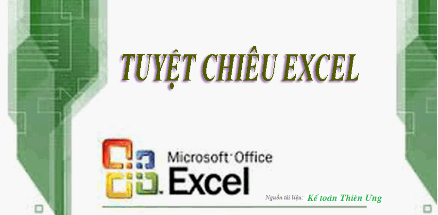 Tự học kế toán Excel cơ bản - Các hàm Excel thông dụng