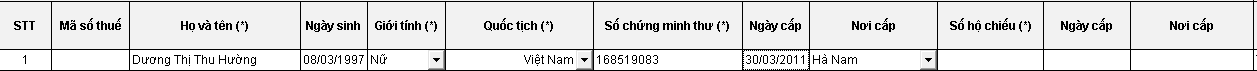 đăng ký mã số thuế TNCN đăng ký mã số thuế TNCN