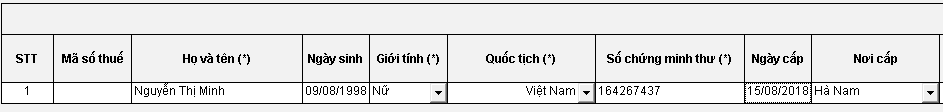 Đăng ký mã số thuế TNCN ONLINE Đăng ký mã số thuế TNCN ONLINE
