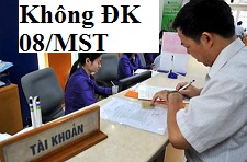 Không đăng ký mẫu 08 khấu trừ chi phí