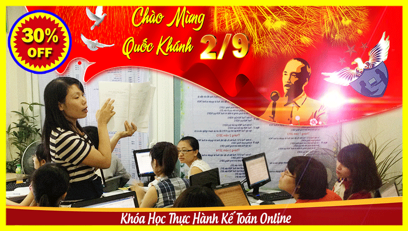 Kế toán Thiên Ưng khuyến mại 2-9